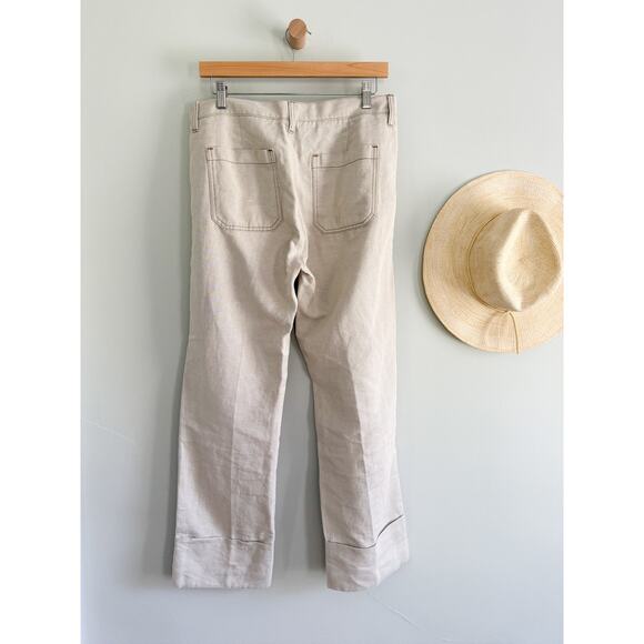 Madewell | NWT The Dean Easy Straight Pant in Bone | Sz 28 - Picture 7 of 11